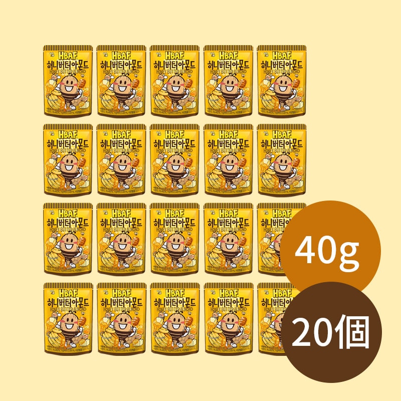 [韓国お菓子] ハニーバター アーモンド 40g x 20個