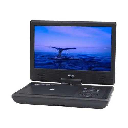 ダイニチ電子 WPD1064X ポータブルDVDプレーヤー Wizz 10.1型WSVGA液晶搭載 バッテリー充電スイッチ 音楽CDも聴ける ホワイト
