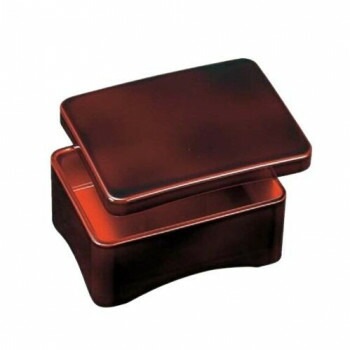 福井クラフト　殿様丼重 溜内朱 漆塗 42012180