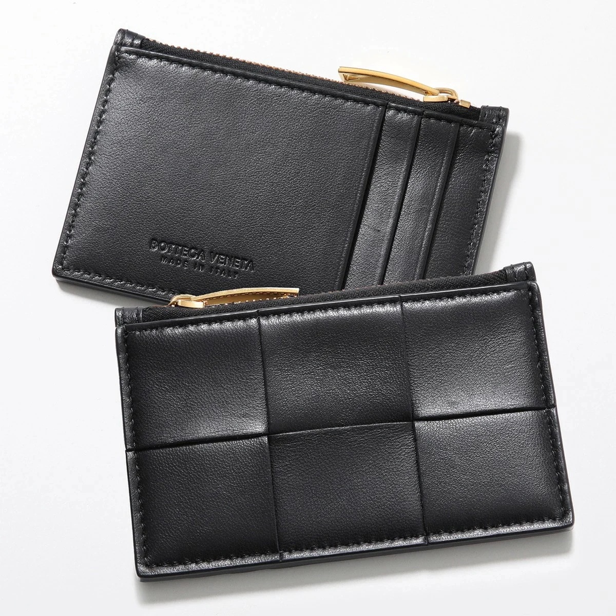 BOTTEGA VENETA ボッテガヴェネタ コインケース CASSETTE カセット 681010 VCQC4 750067 VCQC4 メンズ マキシイントレチャート レザー カードケース