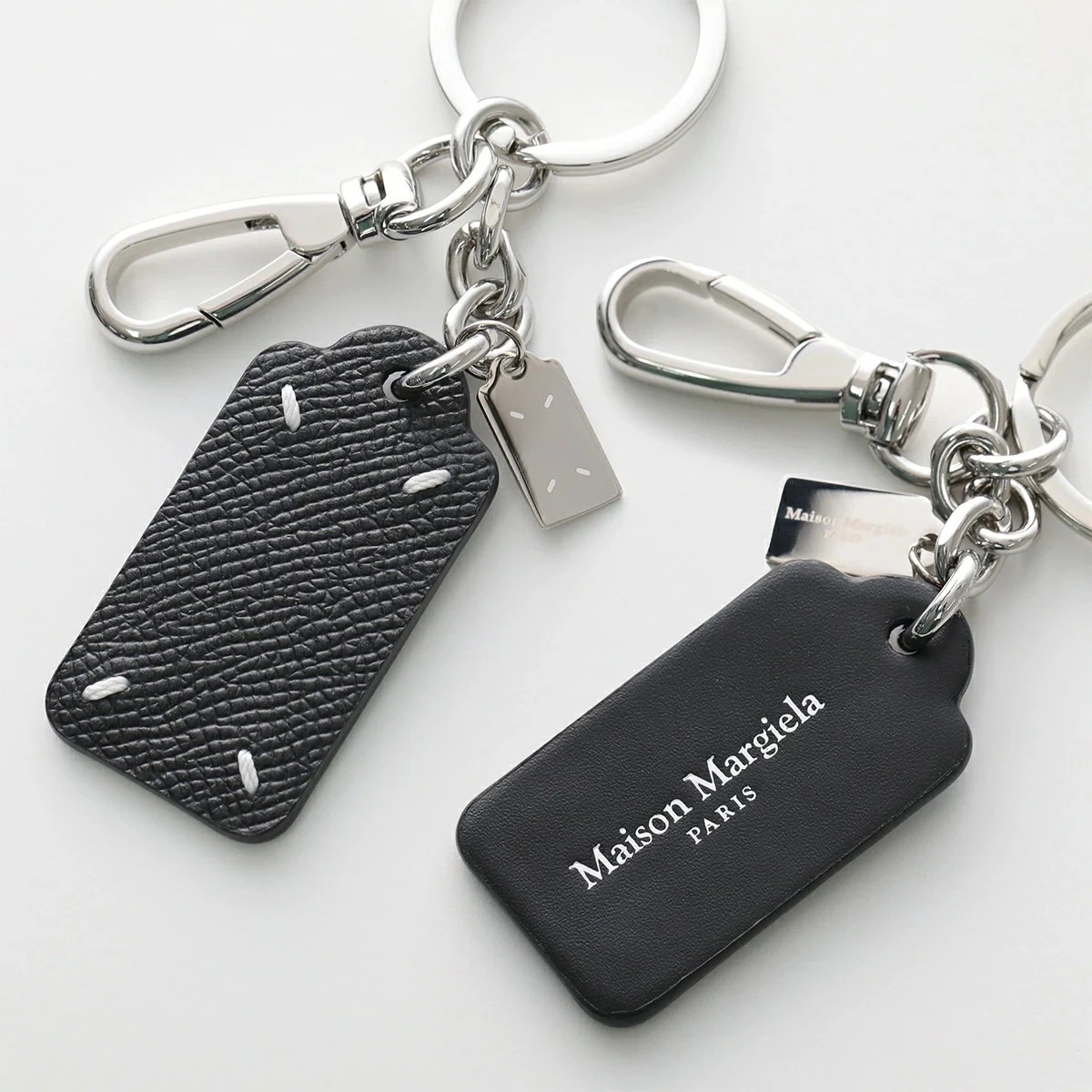 MAISON MARGIELA メゾンマルジェラ キーリング SA2UA0014 P4745 レディース 4ステッチ ダブルタグ バッグチャーム T8013 SA2UA0014P4745T8013