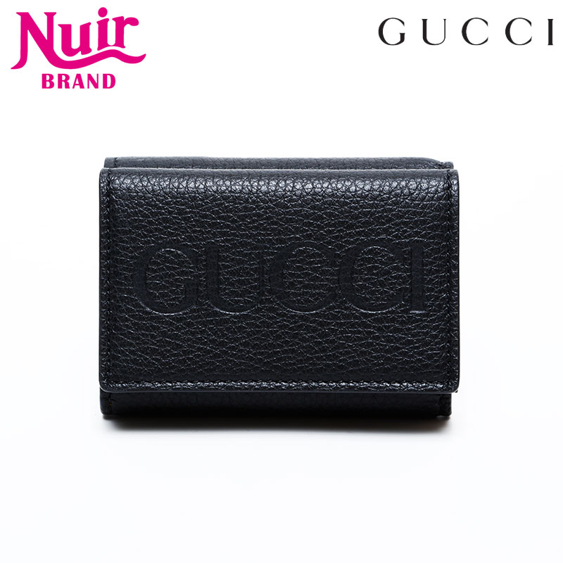 三つ折り財布 ネイビー WS22098