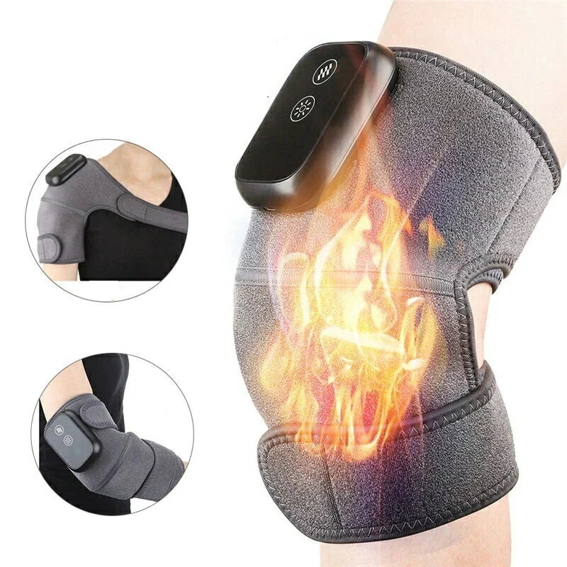 【送料無料】ひざ マッサージャー 膝マッサージ マッサージ機 マッサージ器 肘 肩 膝専用 ヒーター 温熱 振動 3階段強さ調節 誕生日 敬老の日 プレゼント ギフト実用的老人 両親 痛みの緩解 リラ