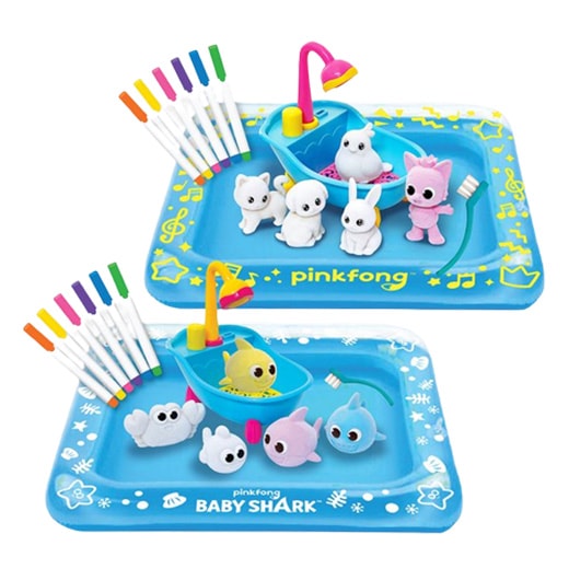 Pinkfong Baby Shark Coloring Doll Set / pinkfong