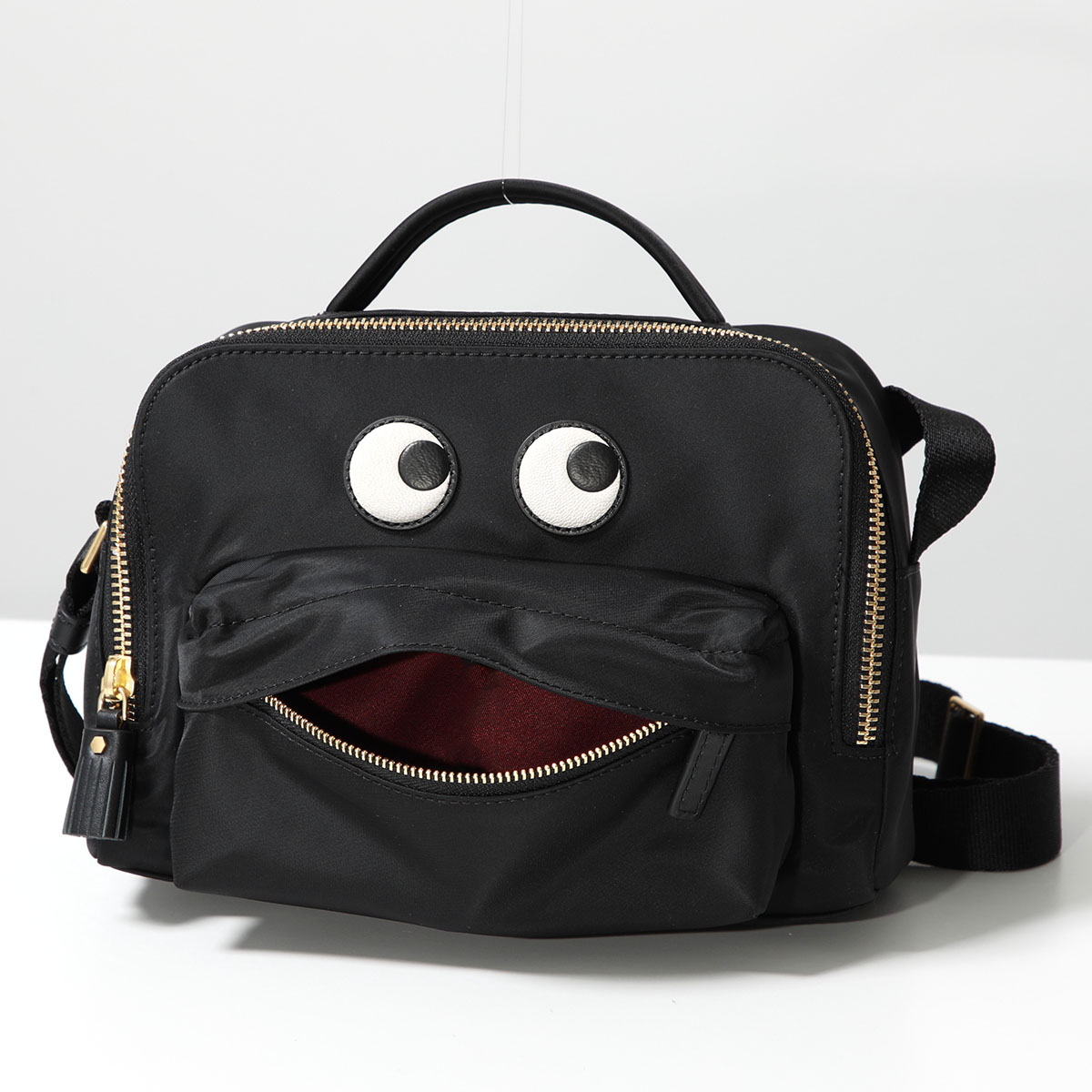 ANYA HINDMARCH アニヤハインドマーチ ショルダーバッグ Crossbody Pouch Eyes クロスボディ ポーチ アイズ 193542 レディース 5050925193542