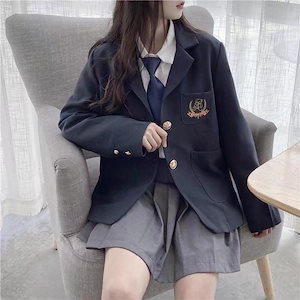 【最安値挑戦】女子高生 制服 ブレザー 上着 入学式 日系学院風コーディネートスーツジャ