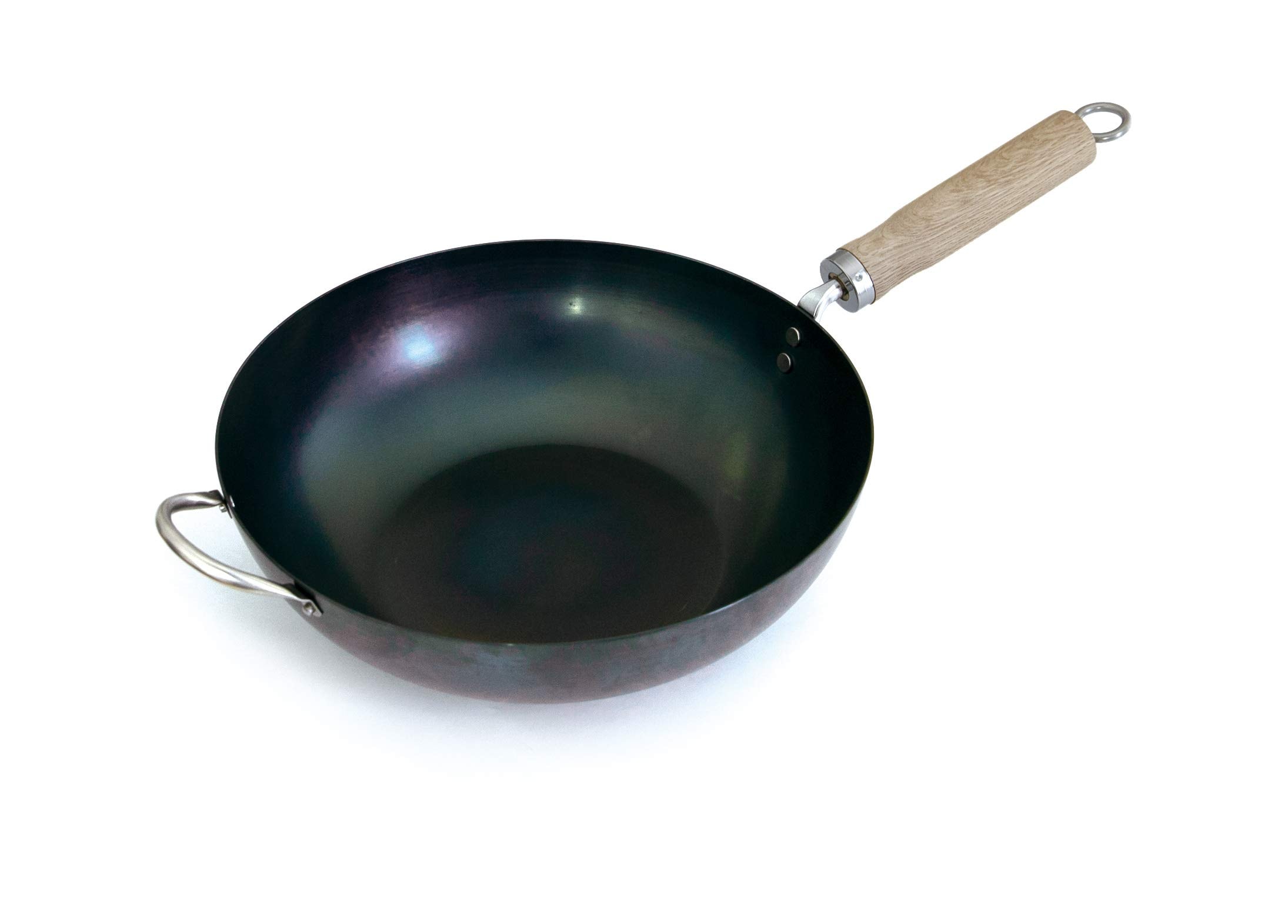 Q10最安値挑戦 京都活具(Kyoto Katsugu) 中華鍋 炒め鍋 油慣らし不要 28cm