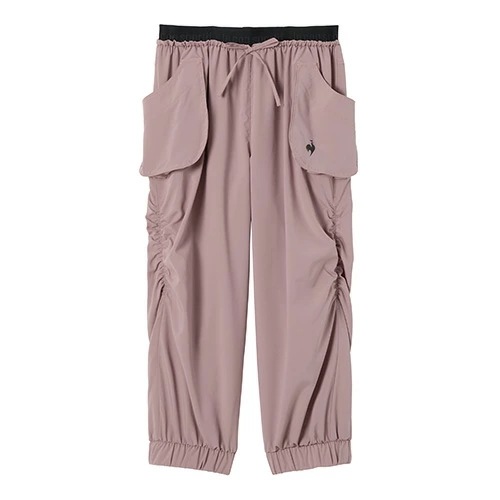 シャーリングクロップドパンツ フィットネス・ヨガ ウィメンズ LZ5FHP40L-PK00