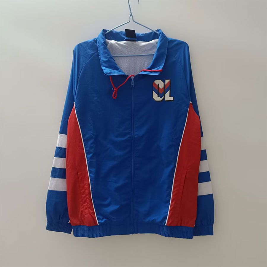 2425リヨントレーニングスーツ外観服ジャージの男性用ウィンドブレーカージャケットジャケットユニフォーム秋と冬の試合前服