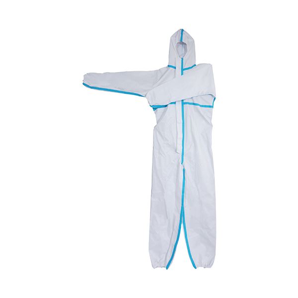 （まとめ）川西工業 不織布 防護服SF Mサイズ [x5セット]