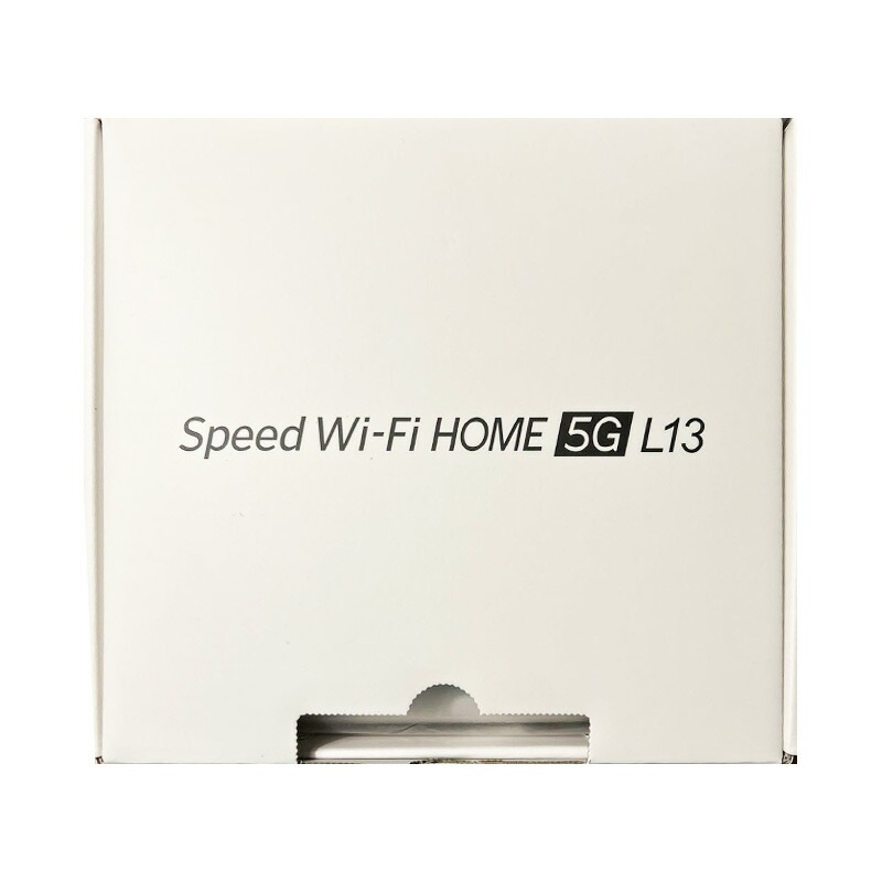 【新品】AU Speed Wi-Fi HOME 5G L13 ZTR02 ホワイト