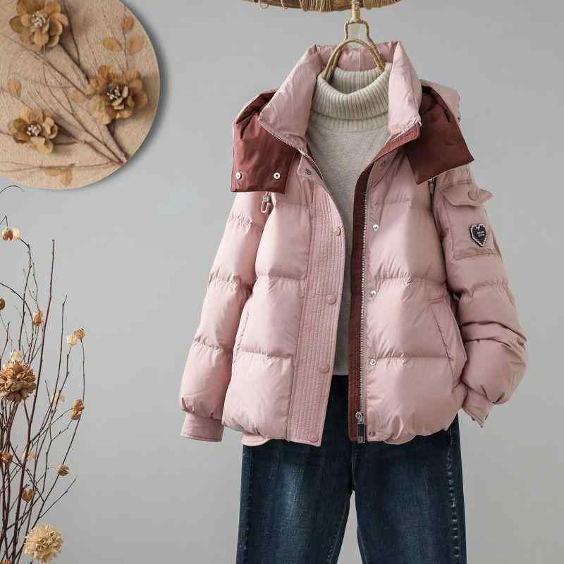 秋服 レディース ファッション オシャレ カワイイ シンプル 大人カワイイ 大きいサイズ カレッジ ダウン ジャケット ハイエンド ストリート 暖かい コットン ジャケット 7,881円