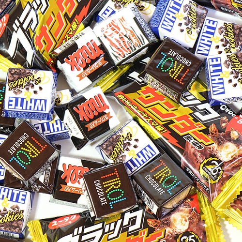 (地域限定送料無料) 人気の小袋チョコレートセット B (ブラックサンダー40コチロルチョコ90コ）