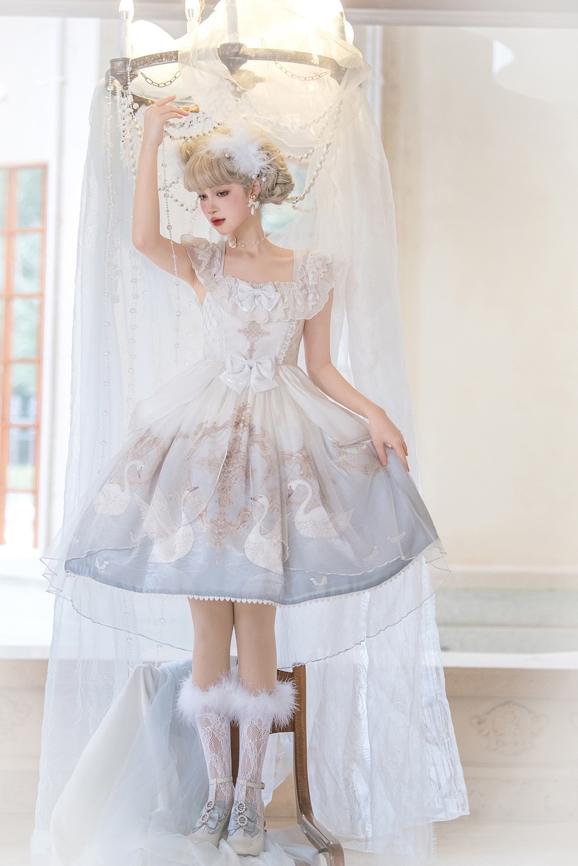 白鳥の湖/花嫁/ロリータ/結婚式のスタイル/ドレス/ドレスコード