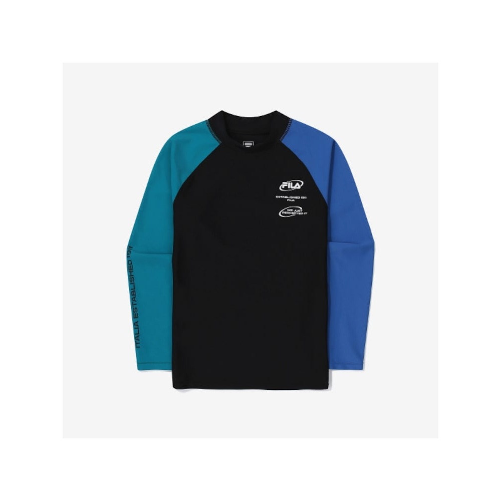 [FILA KIDS] アクアラグランラッシュガード (FK2RTG2A03X_IYG) Q0ZFK2RTG2A03XIYG