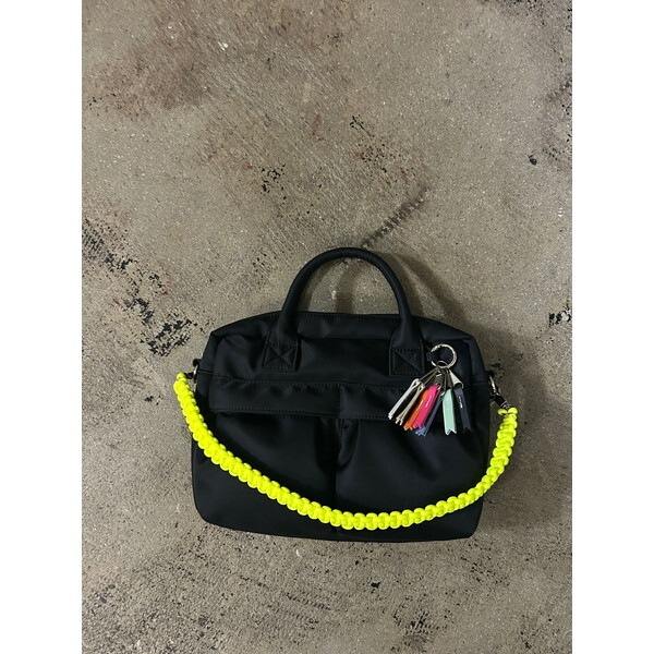 cheek Wpocket 3way boston C25008-15 ブラック ボストンバッグ