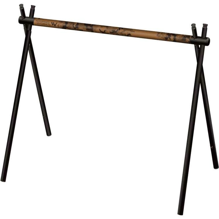 シナノワークス スナイプハンガー ソロ（アウトドアハンガーラック） ブラウン 使用時幅35～52cm #777024