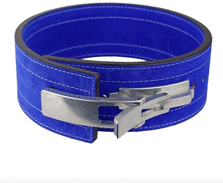 アドバンスデザイン フォーエバーレバーベルト 10mm ウェイトリフティングベルト ブルー(ロイヤルブルー, S)