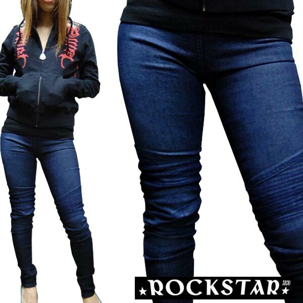 セール ロックスター レディース バイカー デニム ROCKSTAR sushi Denim インディゴ ローライズ レギンス パンツ ジーンズ インポート LAセレブ サファリ スタイル セレブ