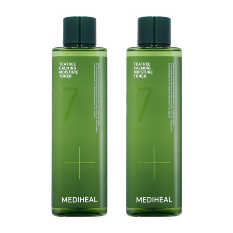 [1+1] ティーツリー カーミング モイスチャー トナー 350ml+350ml / 韓国コスメ