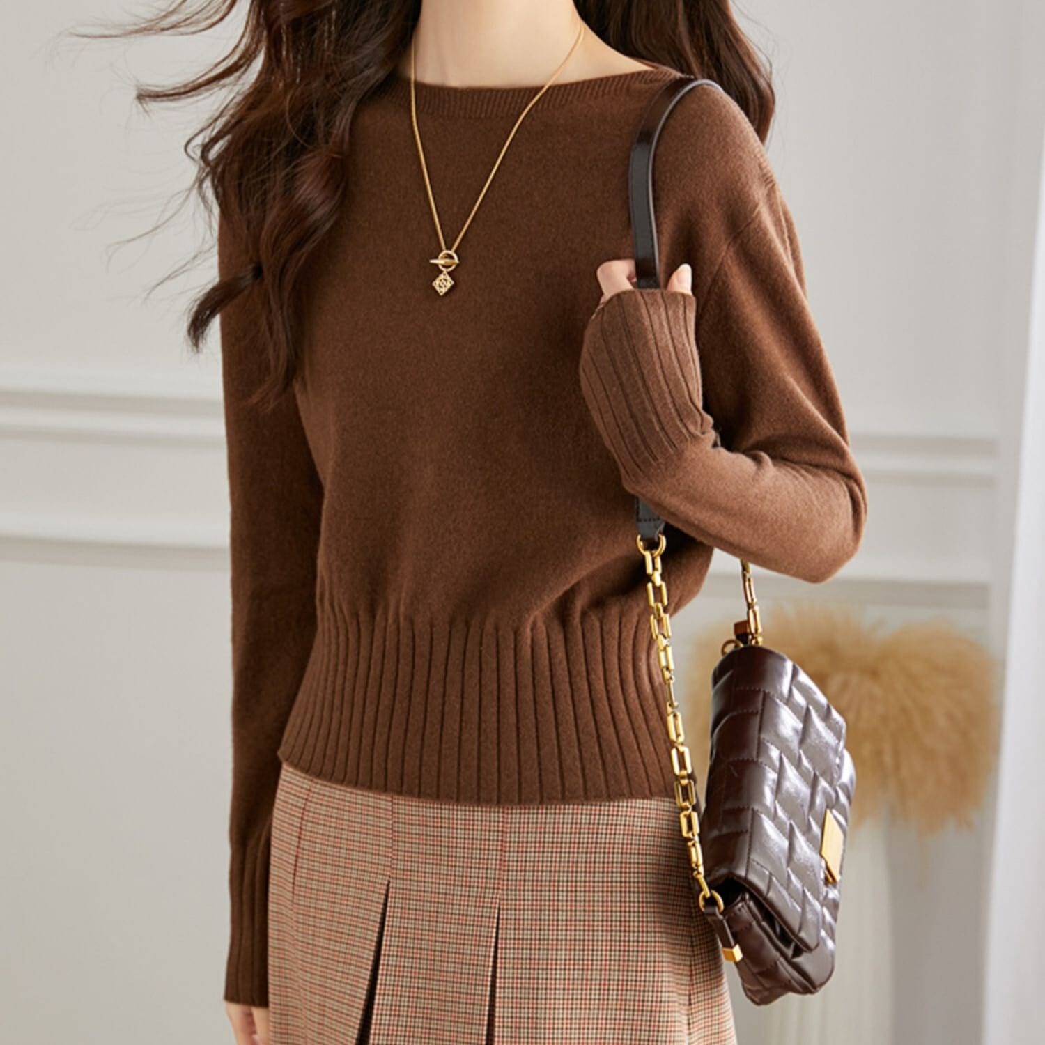 トップス ニットソー セーター 袖あり 長袖 ストレート Iライン かわいい 大人可愛い きれいめ シンプル 大人 上品 おしゃれ お洒落 大人可愛い 大人女子 ラブリー キュート ガーリー