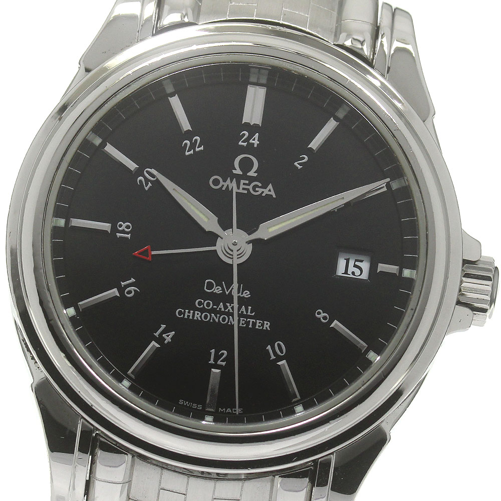 オメガ OMEGA 4533.51 デビル GMT コーアクシャル 自動巻き メンズ _845315【中古】