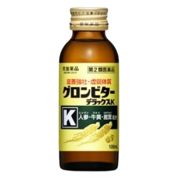 第2類医薬品 100本セット 常盤薬品 グロンビターデラックスK 100ml 滋養強壮薬