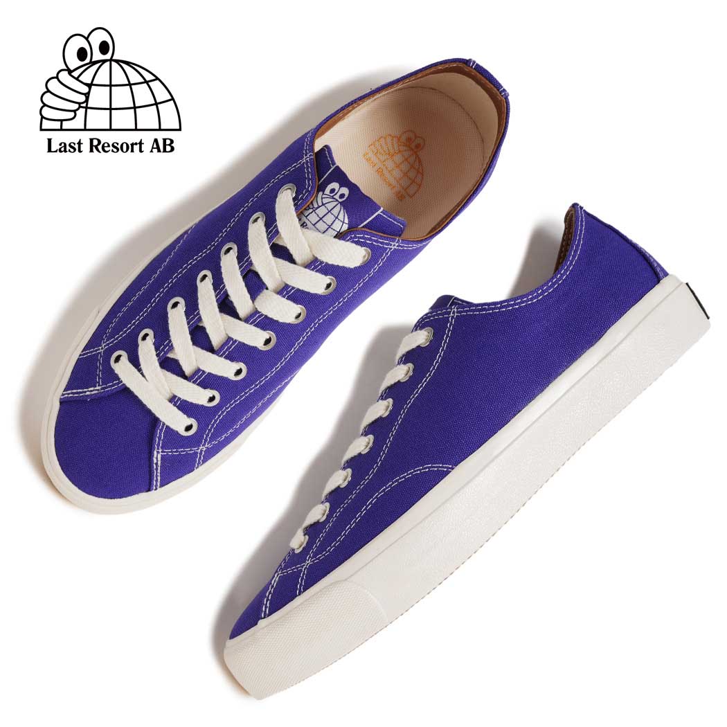 LAST RESORT AB ラストリゾート ローカット キャンバス スニーカー VM003 CANVAS LO LIBERTY PURPLE WHITE ( ローテク 紫 スケート SKATE メン