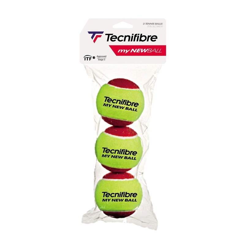 【ロット販売：入り数6】Tecnifibre(テクニファイバー) P＋S STAGE 3 3 BALLS 硬式テニス ボール 硬式テニスボール (63BALMYNEW)