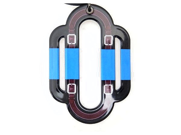 アトラージュ ネックレス プリントエナメル ロング