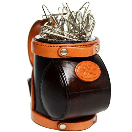 ゴルフバッグ デスククリップホルダー レザー/本革 VANCA/バンカクラフト