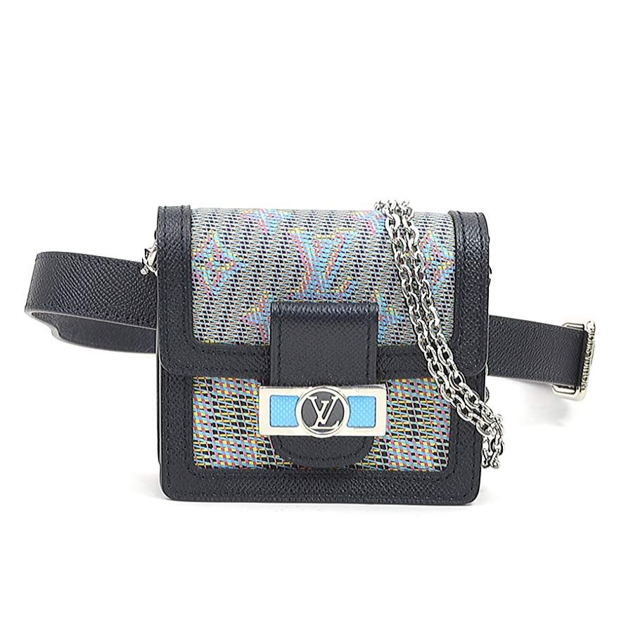 ルイ ヴィトン LOUIS VUITTON ウエストバッグ ベルトバッグ ショルダーバッグ モノグラム LVポップ ドーフィーヌMINI/モノグラム LVポップ ブラック×マルチカラー レディース M