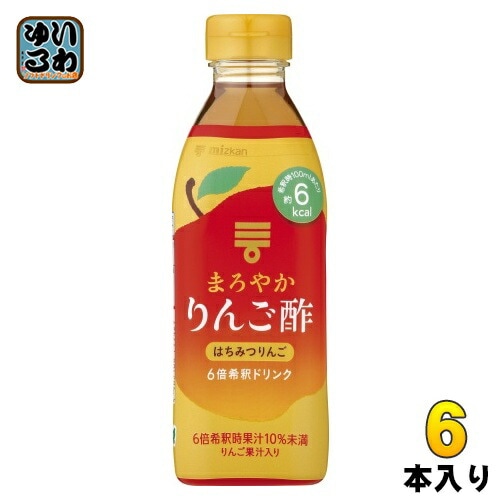 ミツカン まろやかりんご酢 はちみつりんご 6倍希釈用 500ml ペットボトル 6本入 リンゴ酢 6倍希釈ドリンク りんご果汁入り 5,299円