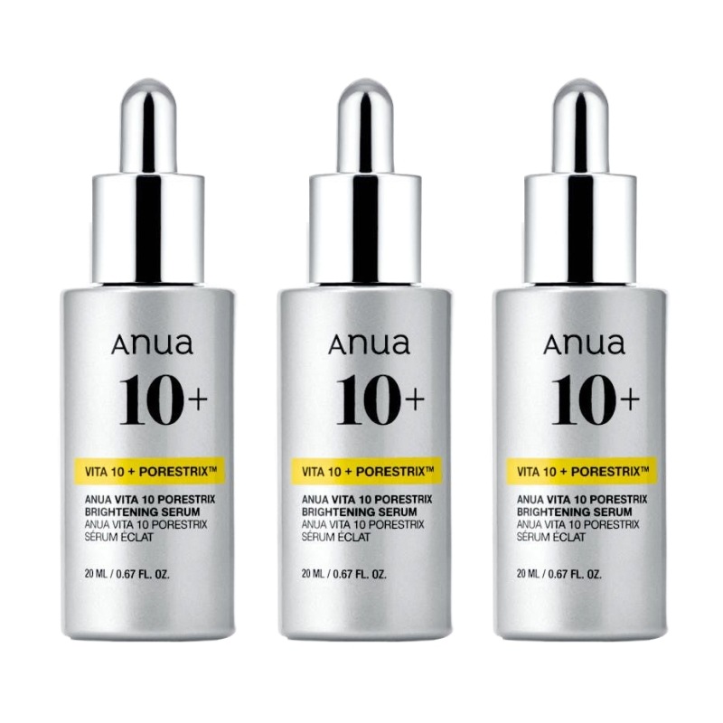 ビタ10 ポアストリクス セラム 20ml 3個セット ビタミン 美容液 毛穴 スキンケア 潤い ツヤ肌 透明感 キメ整え 導入液 フェイスケア 保湿 集中ケア 韓国コスメ メガポ 人気