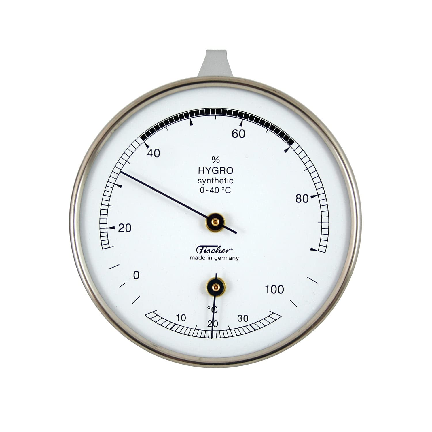 Fischer-barometer フィッシャーバロメーター 123T Synthetic Hygrometer With Thermometer シンセテックハイグロメーターウィズサーモメーター