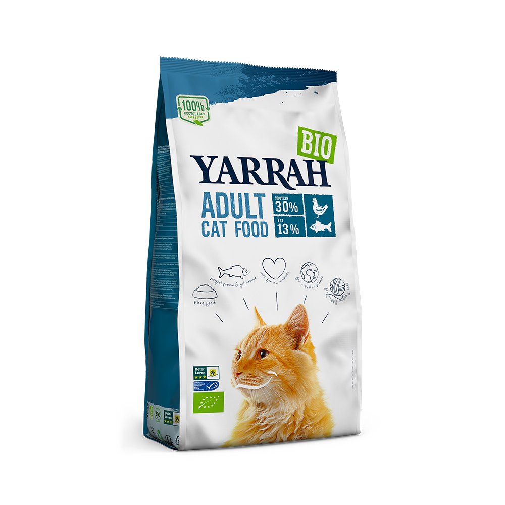 キャットフード　ＹＡＲＲＡＨ　ヤラー　オーガニックキャットフード　フィッシュ　２．４ｋｇ　正規品　ＣＲＣ35―15―81―00―00