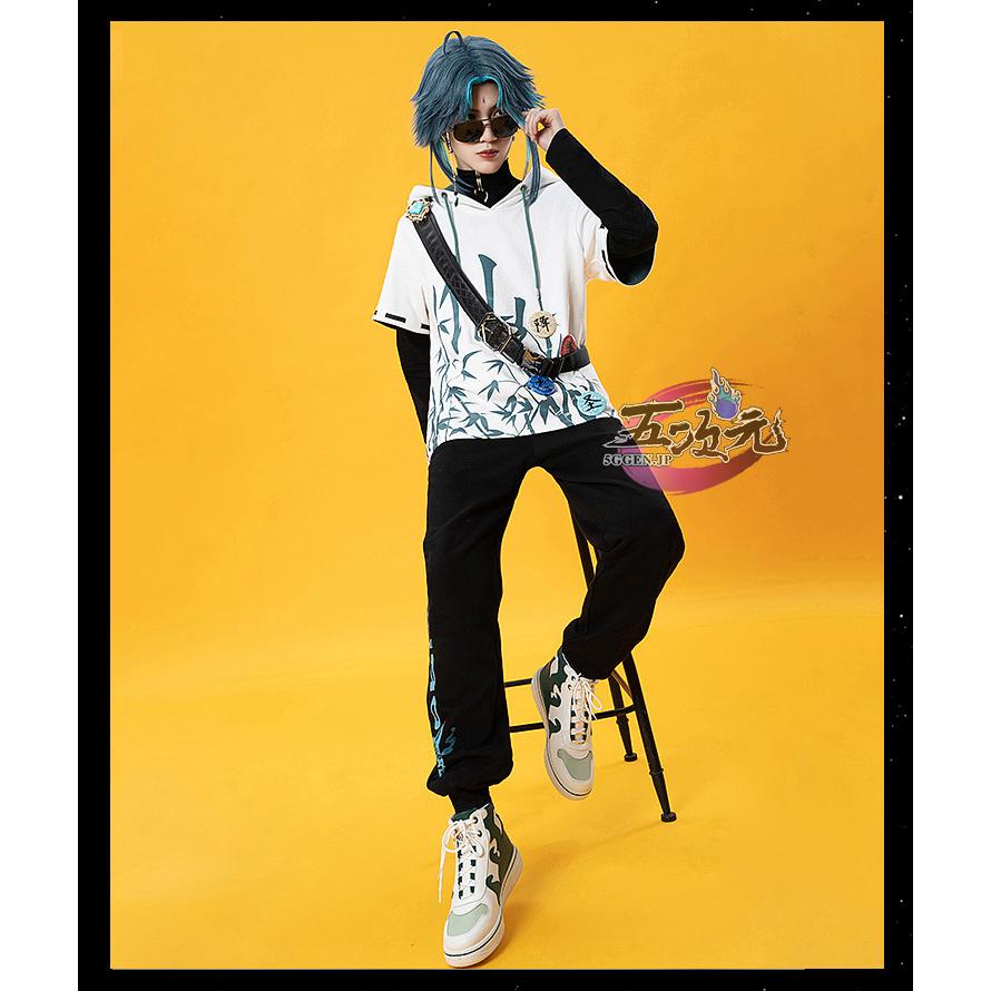 三分妄想　原神　コスプレ　ショウ　衣装　日常　ウィッグ　靴　バッグ　追加可