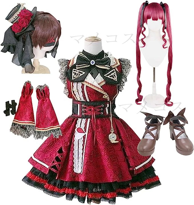 バーチャル YouTuber Vtuber 宝鐘マリン メイド服 コスプレ衣装 変身 仮装 ステージ服