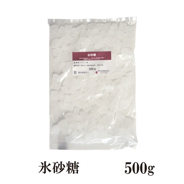 Qoo10] 氷砂糖 500gチャック付 : 食品