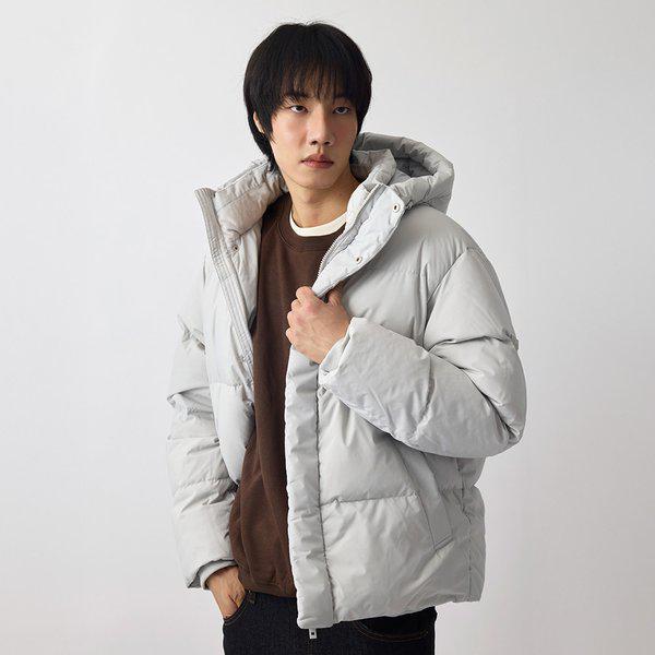 10540-013-811-49-052共用オーバーフィットハイネックフード付きパファージャケットdj