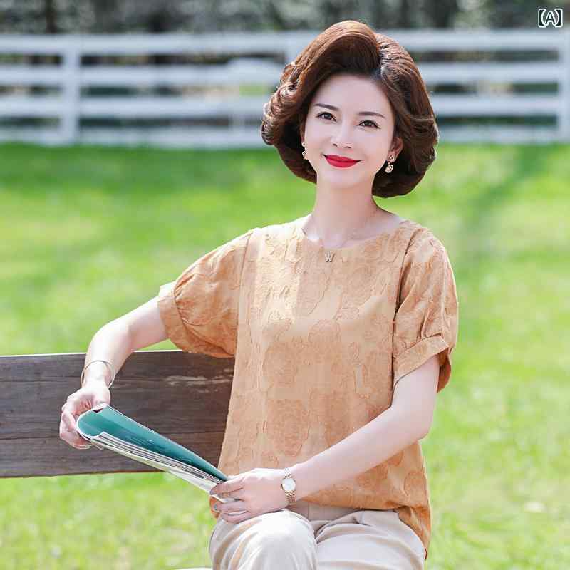 レディース ファッション おしゃれ 上品 カジュアル 婦人服 夏 トップス 半袖 Tシャツ 新 綿麻 スーツ