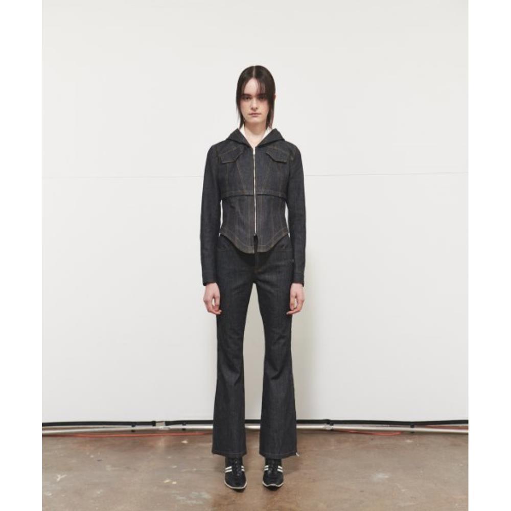 2000Archives LAYERED DENIM JACKET 2723FDSK02BK