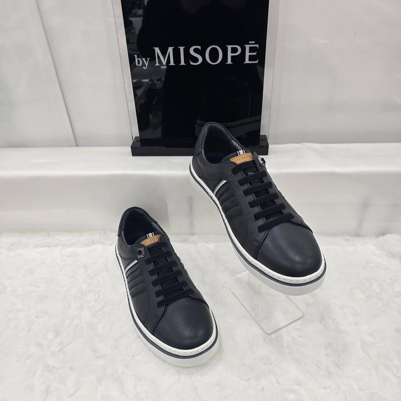 By 男性 モダン 軽量スニーカー 122HT410DZ015 BLACK 2 JJ