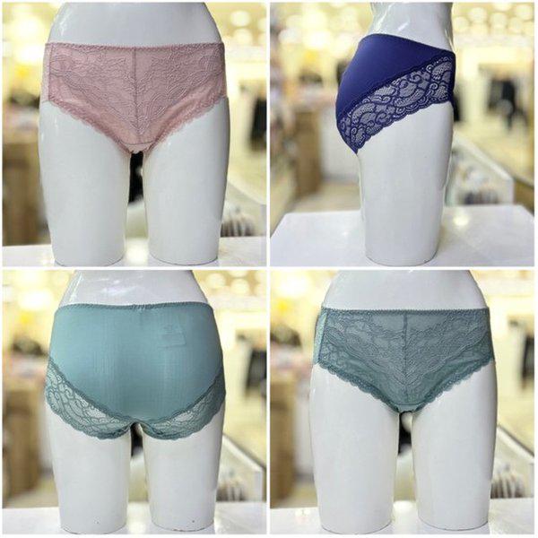 3種中（択1）スパンコールジャガードレースノーラインパンツ_DG