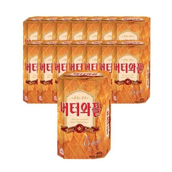 OF1O3PN2크라운 버터와플 15개 아이 사무실 간식