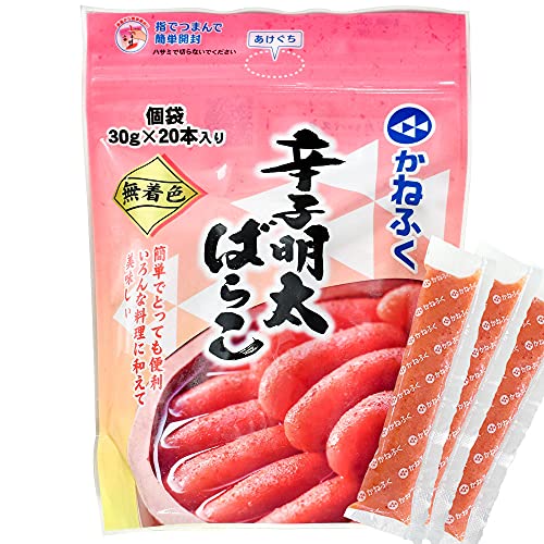 無着色 辛子明太ばらこ (2パック(30g×40本))