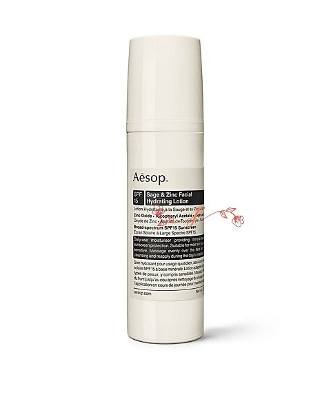 Ae　sop　S&Z フェイシャル ハイドレーティング ローション SPF15 50mL／顔用日焼け止め 正規品 紫外線対策 保湿ローション 植物由来 日焼け止め