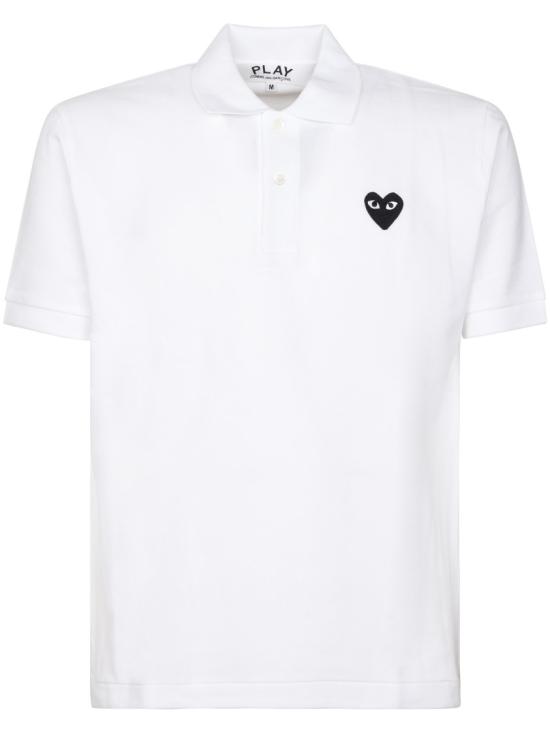 COMME DES GARCONS Men Polo Shirts AX T066 0512 White