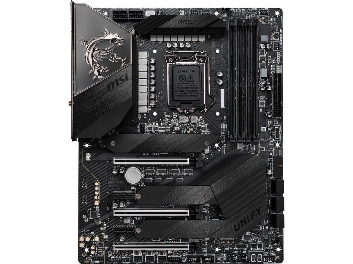 MSI MEG Z490 UNIFY LGA 1200 Intel Z490 SATA 6Gb/s ATX Intel Motherboard