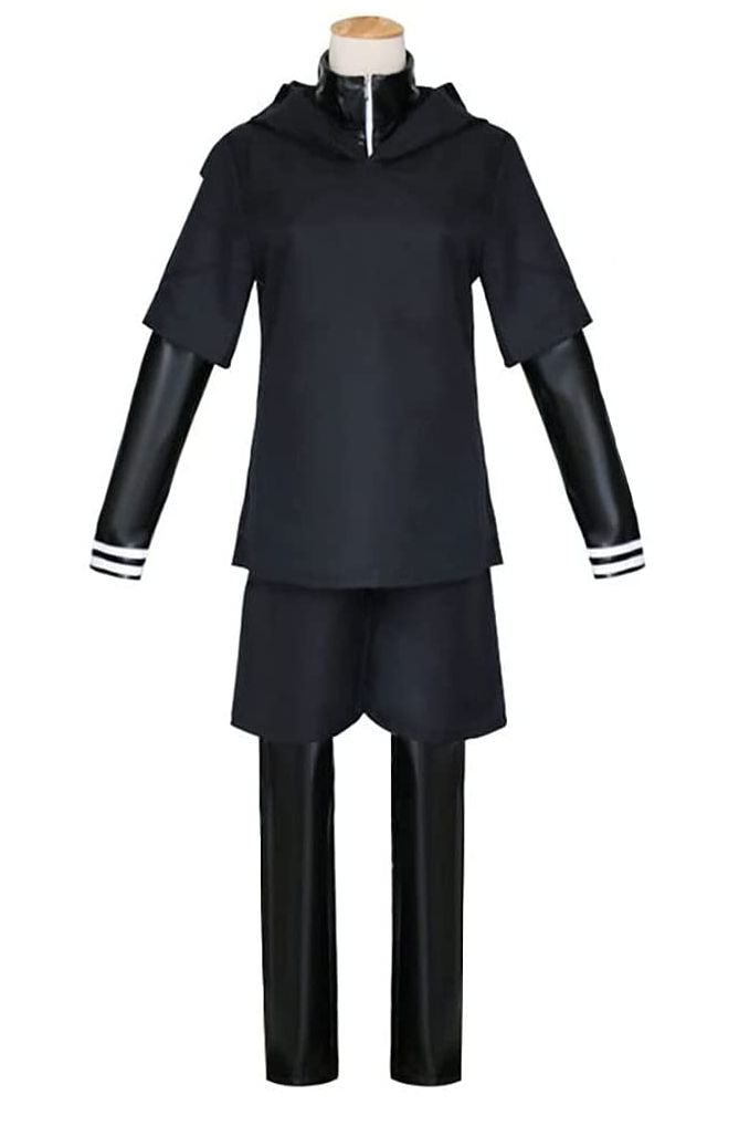 【ウィッグ マスク付】 東京喰種 トーキョーグール 風 金木研 かねきけん コスチューム コスプレ衣装 フルセット 6点セット サイズ S―XXL
